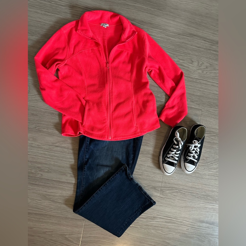 Hot Pink/Coral Zip Up